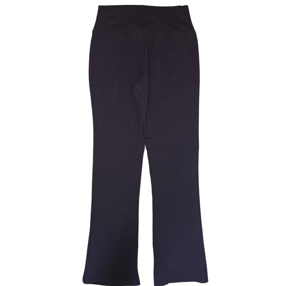 NWT XL Women's Leggings w/Ankle Slit, Slight Flare Leg, Eggplant MSRP $24 - Picture 6 of 8